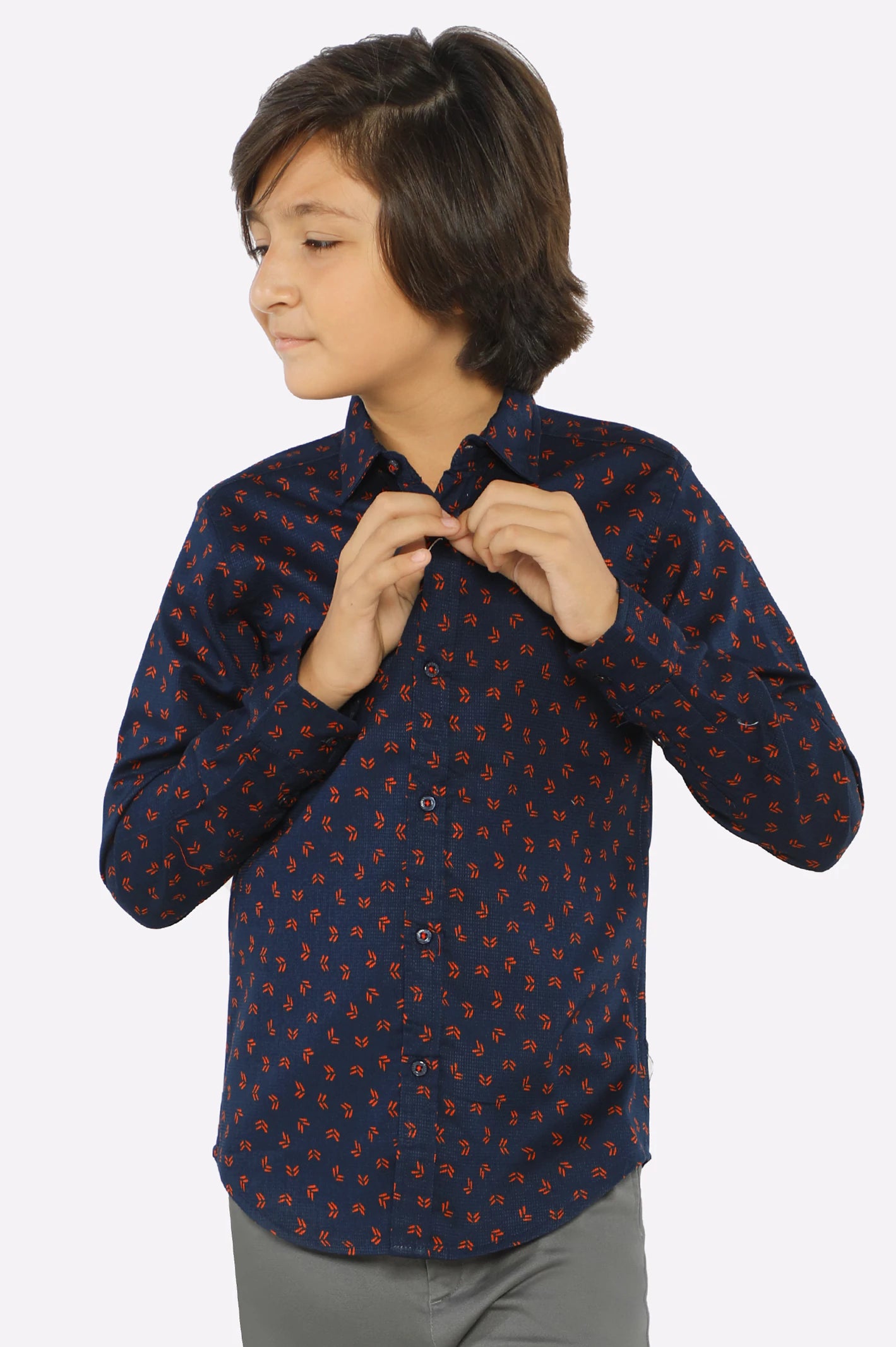 Luxury Button Down Shirt-All Over Printed Casual Shirt