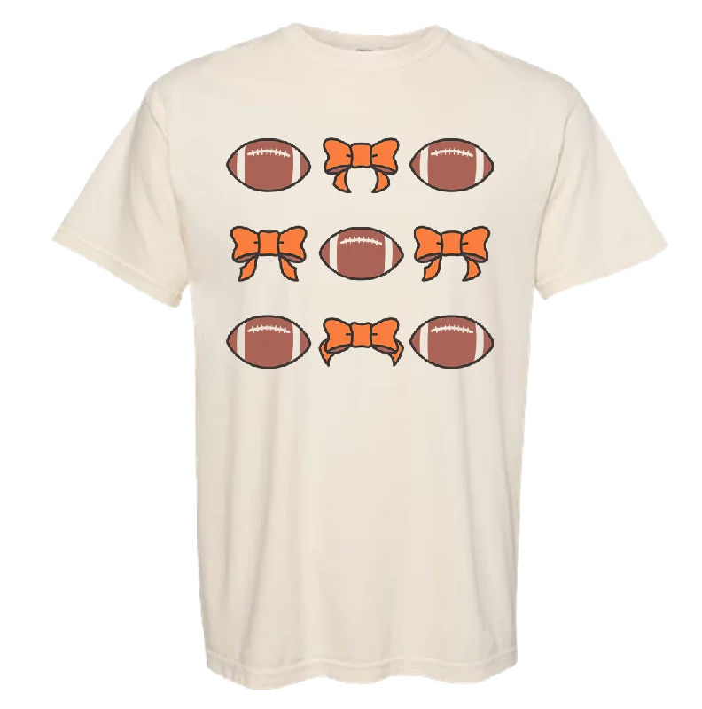 Gaming T-Shirt-Footballs & Bows