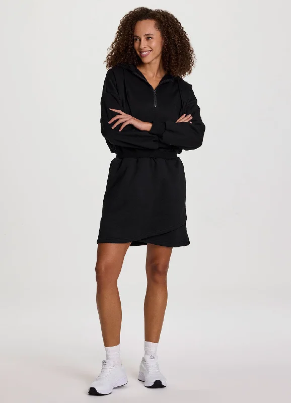 Camouflage Hoodie-Plus Everyday Fleece Hoodie Dress