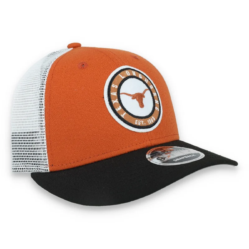 Fitted Hat-New Era Texas Longhorns Throwback Low Profile 9FIFTY Trucker Snapback Hat