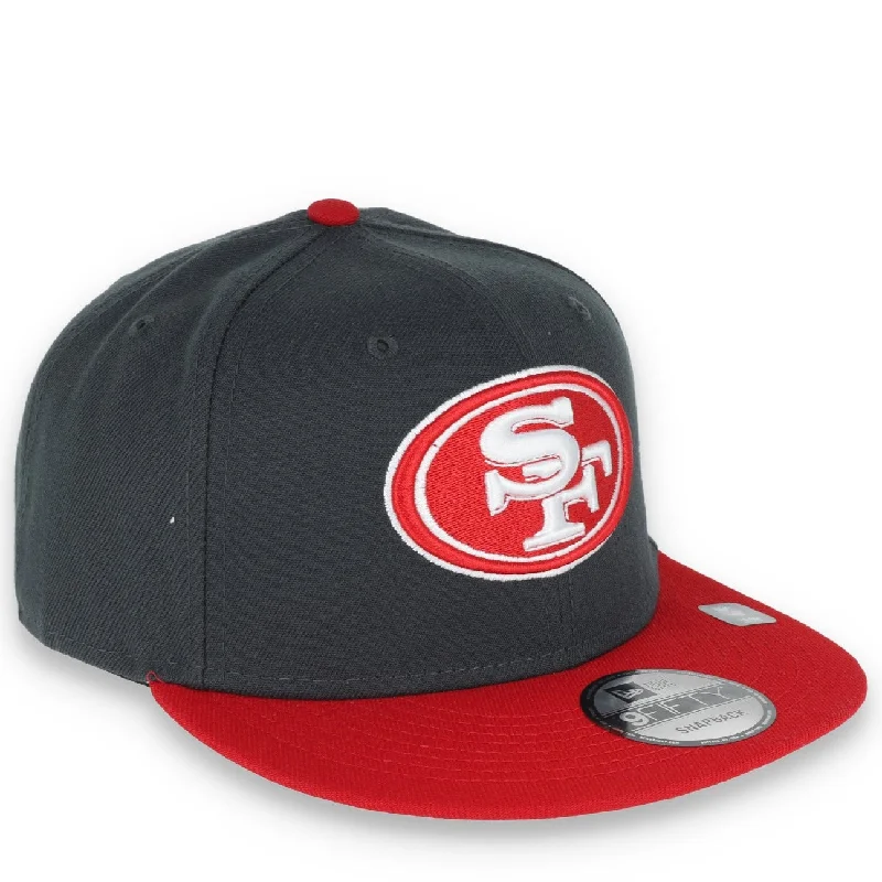 Baseball Hat-New Era San Francisco 49ers 2-Tone Color Pack 9FIFTY Snapback Hat-Grey/Scarlet