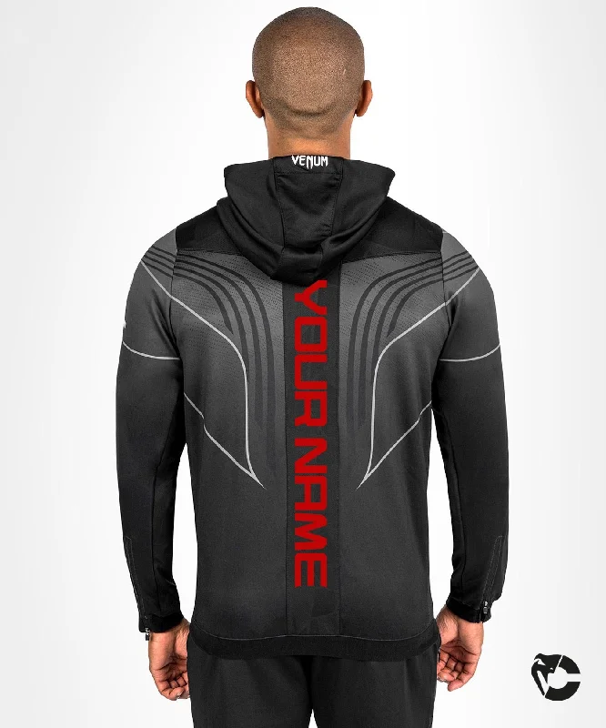 Vintage Hoodie-UFC Venum Personalized Authentic Fight Night 2.0 Men's Walkout Hoodie - Black