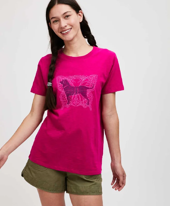 Cargo Shorts-Ladies Papillion Shortsleeve Tee