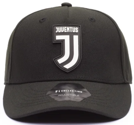 Aesthetic Hat-FI COLLECTIONS JUVENTUS CULT ADJUSTABLE HAT-BLACK/WHITE