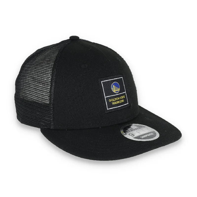 Monochrome Hat-New Era Golden State Warriors 9FIFTY Adjustable Snapback Mesh