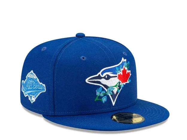 Superhero Hat-NEW ERA TORORNTO BLUE JAYS FLORAL SIDE PATCH BLOOM 59FIFTY FITTED HAT