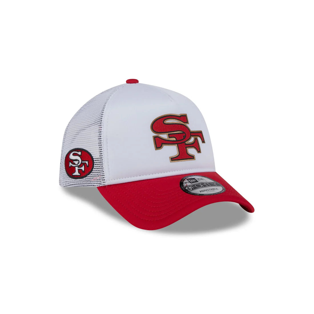 Tropical Hat-New Era San Francisco 49ers City Originals 9FORTY A-Frame Trucker Snapback Hat