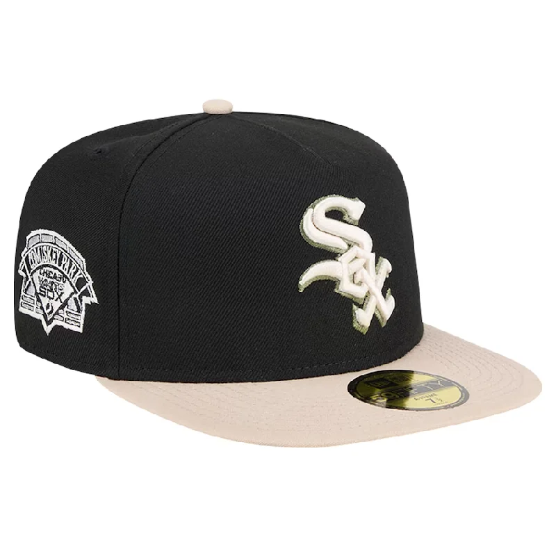 Waterproof Hat-New Era Chicago White Sox Canvas A-Frame 59FIFTY Fitted Hat