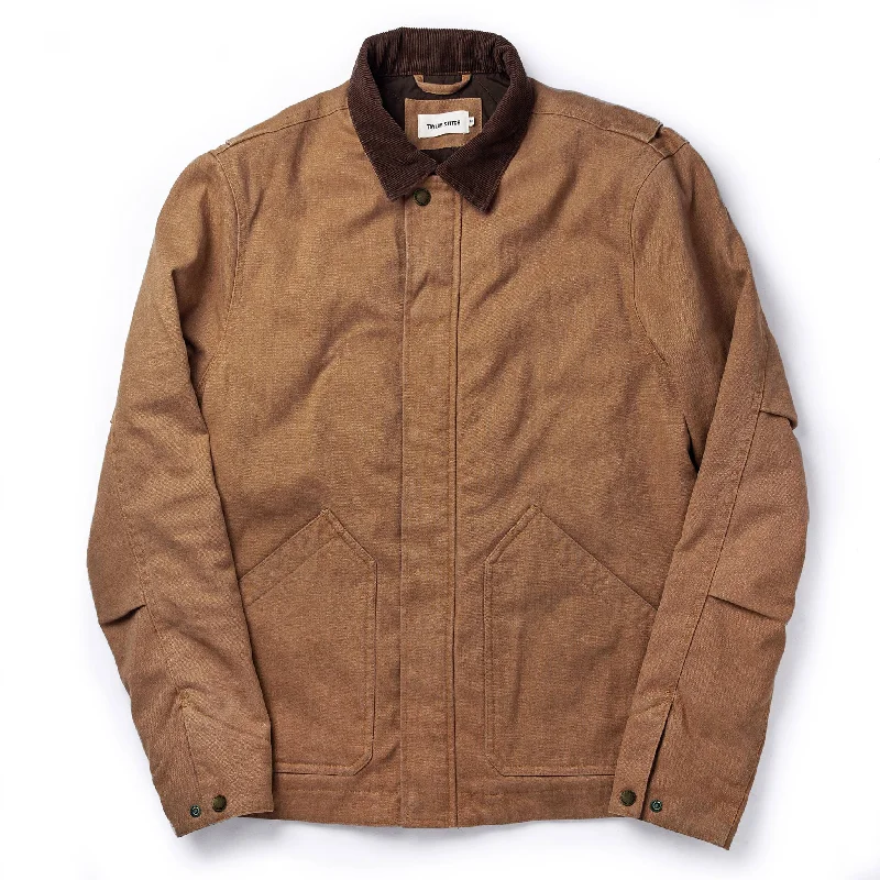 Handmade Jacket-The Workhorse Jacket in Tobacco Boss Duck