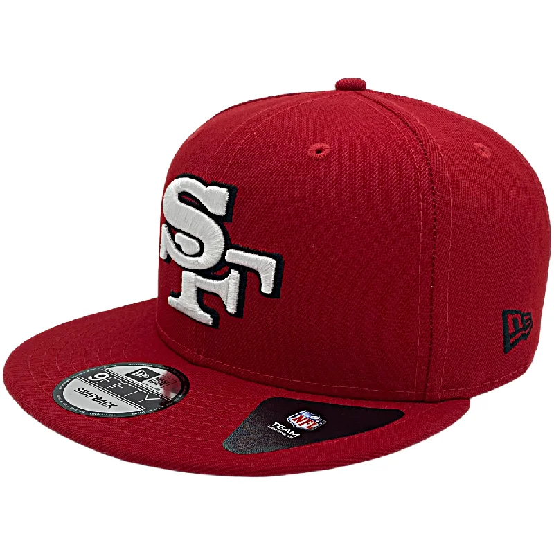 Graphic Hat-New Era San Francisco 49ers Logo Elements Collection-RED/WHITE