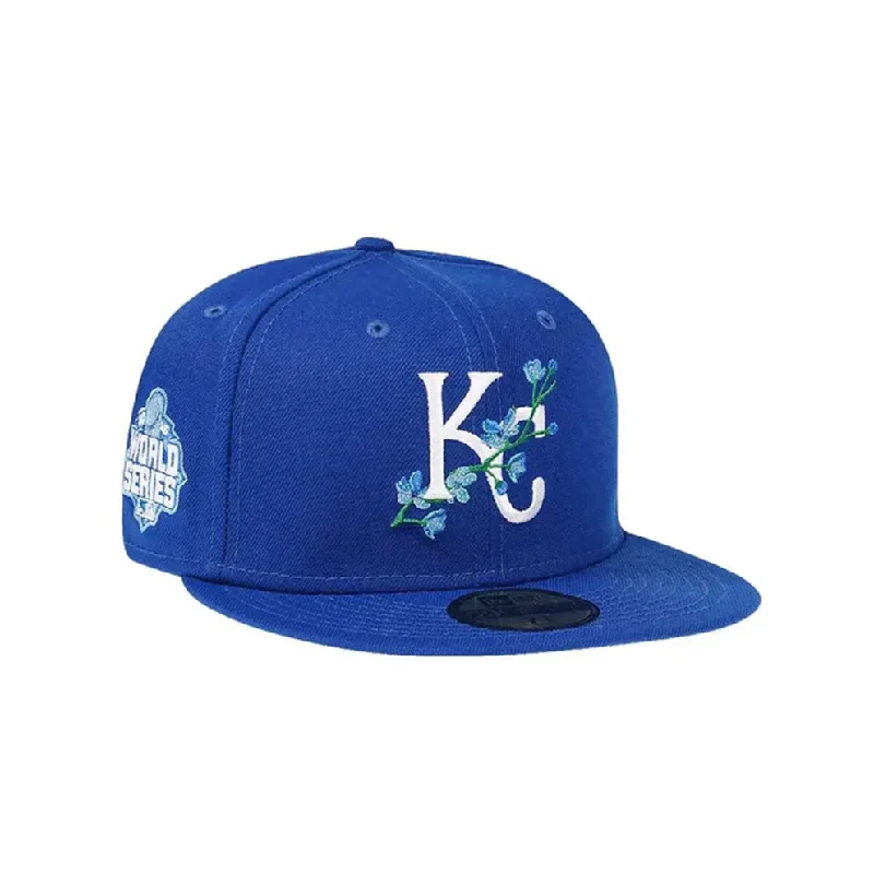 Fishing Hat-NEW ERA KANSAS CITY ROYALS FLORAL SIDE PATCH BLOOM 59FIFTY FITTED HAT