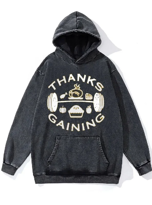 DIY Hoodie-Thanksgaining Washed Gym Hoodie