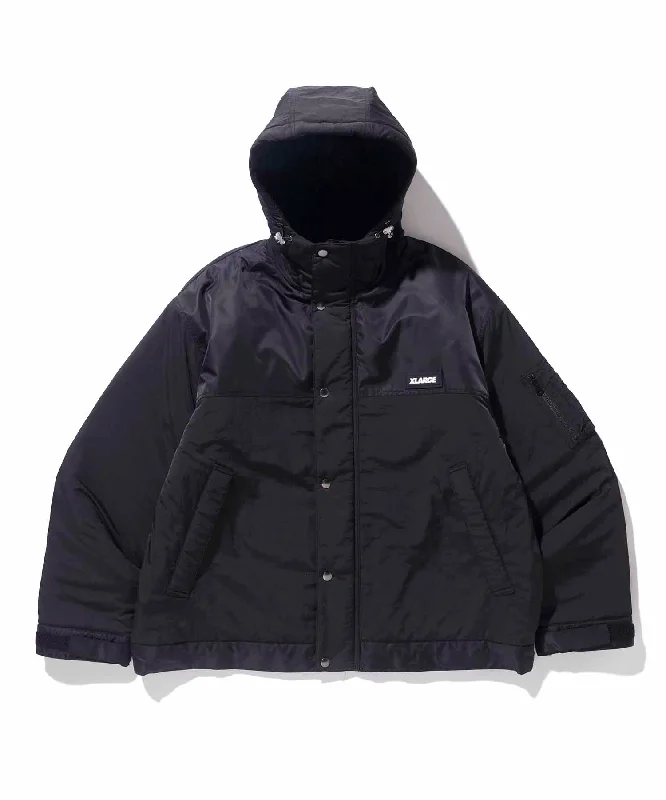 Rain Jacket-NYLON HOODED JACKET