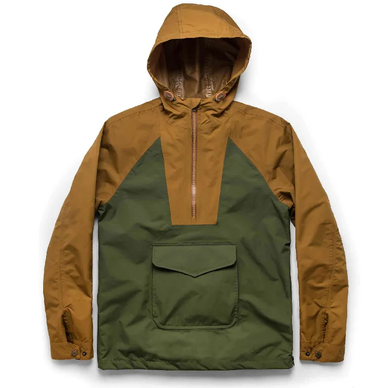 Striped Jacket-The Powder Jacket in British Khaki & Olive