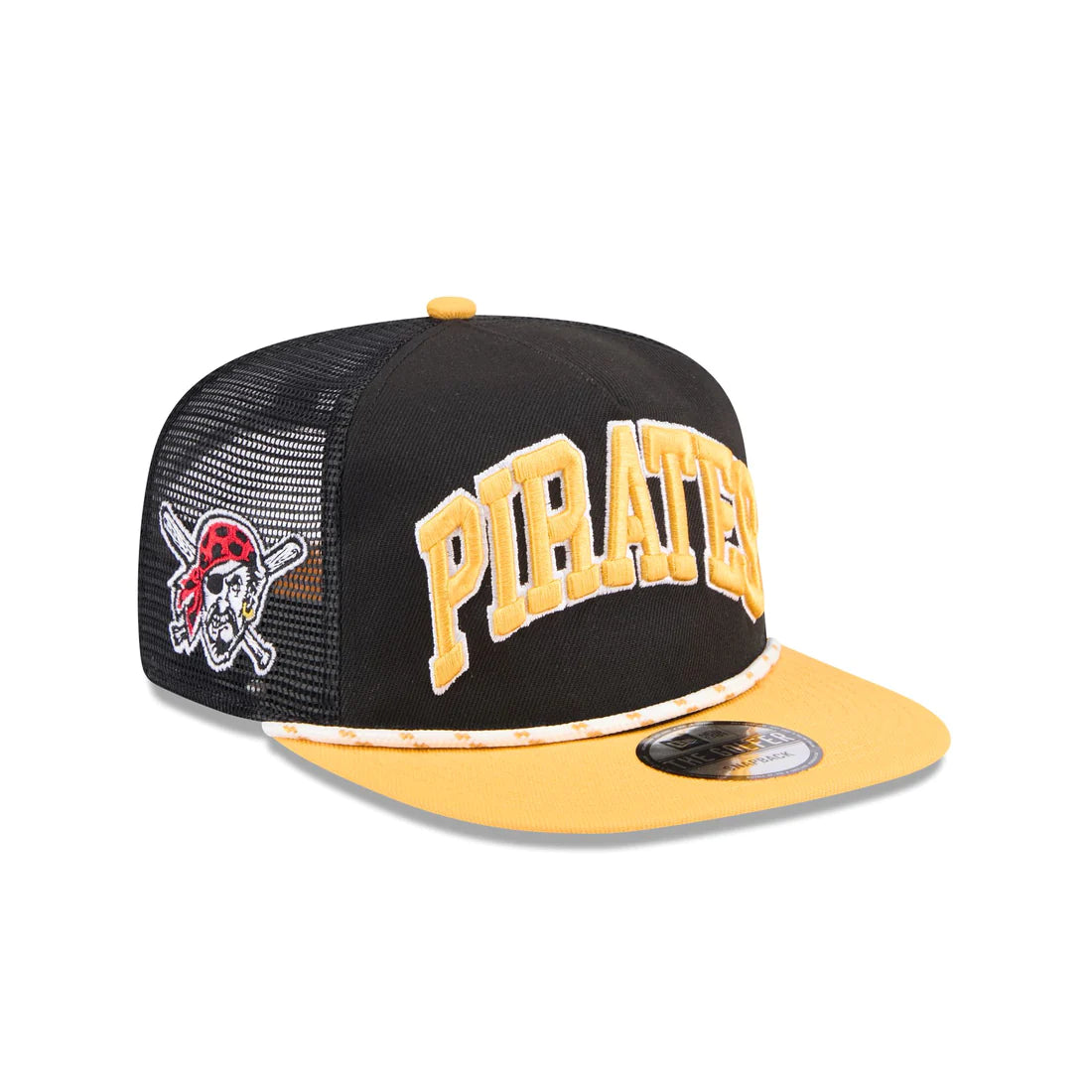 Cartoon Hat-New Era Pittsburgh Pirates Throwback The Golfer Snapback Hat