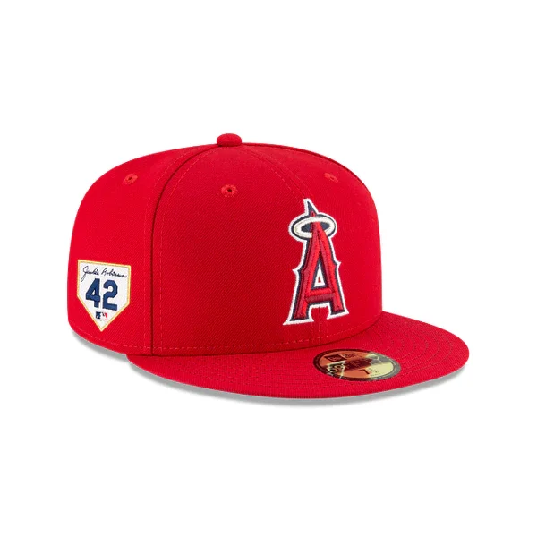 Cartoon Hat-New Era Los Angeles Angels Jackie Robinson Day 2023 59FIFTY Fitted - Red