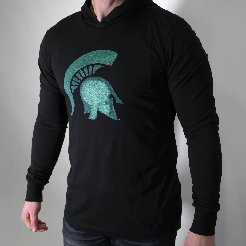 Surfing Hoodie-College of Human Medicine MD Sparty Long Sleeve Hoodie T-Shirt