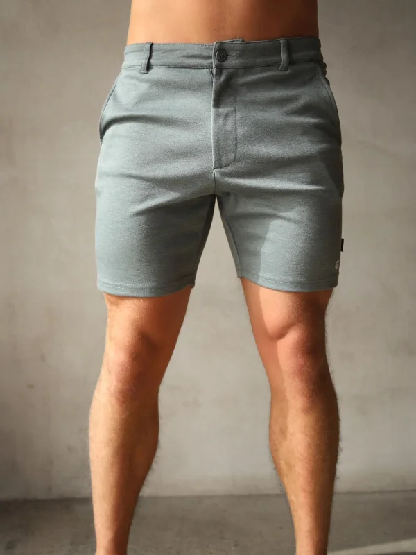 Superhero Shorts-Sorrento Shorts - Marl Blue