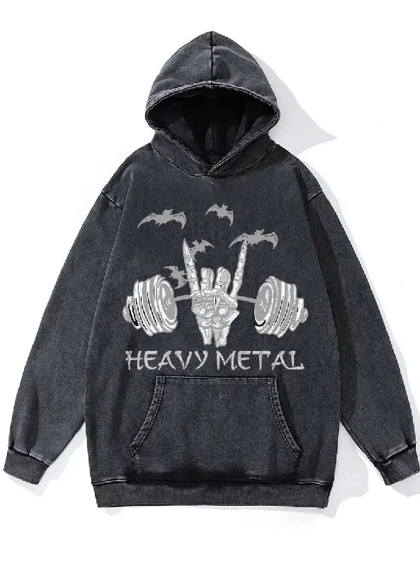 Golf Hoodie-Heavy Metal Washed Gym Hoodie