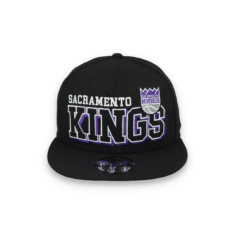 Aviator Hat-New Era Sacramento Kings Game Day 9FIFTY Snapback Hat