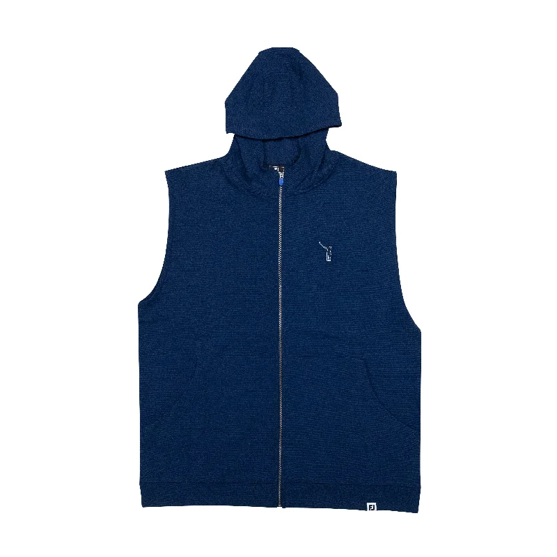 Long Sleeve Hoodie-NLU x FJ Full-Zip Hoodie Vest | Navy