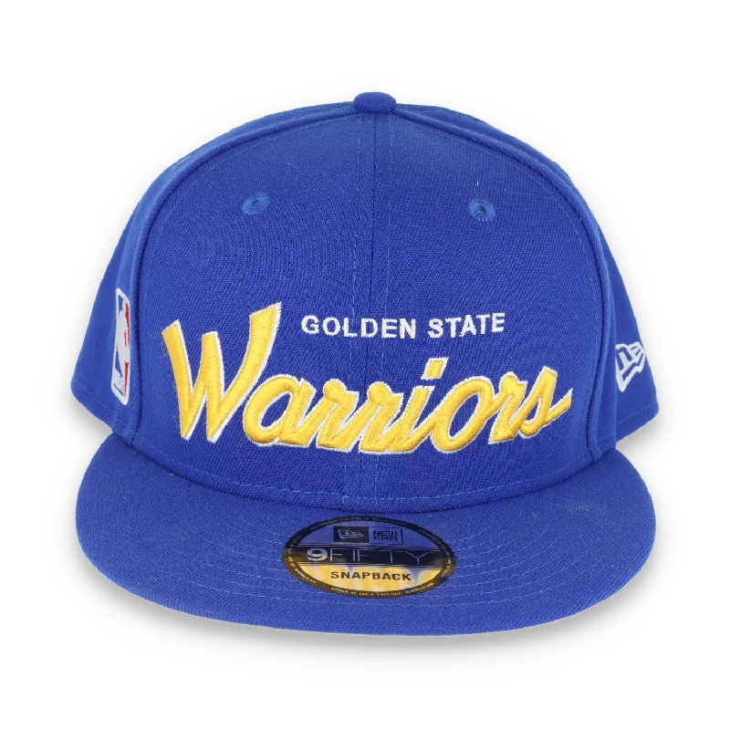 Skull Hat-Golden State Warriors New Era Script Up Edition 9FIFTY Snap Hat