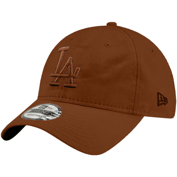 Skull Cap Hat-New Era Los Angeles Dodgers Color Pack 9TWENTY Adjustable Hat-Earthy Brown