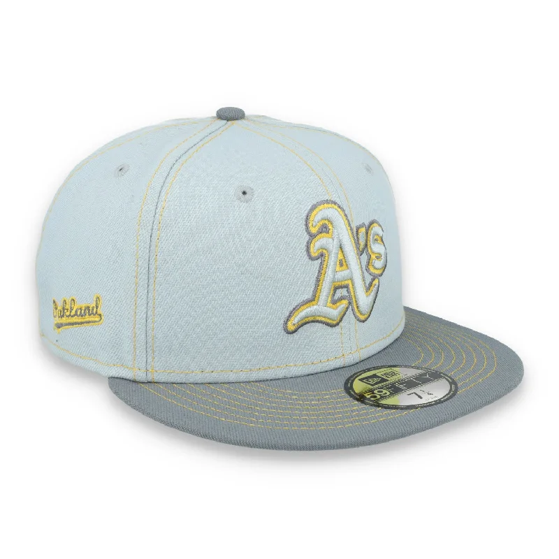 Sun Hat-New Era Oakland Athletics Grey Pop 59FIFTY Fitted-Grey