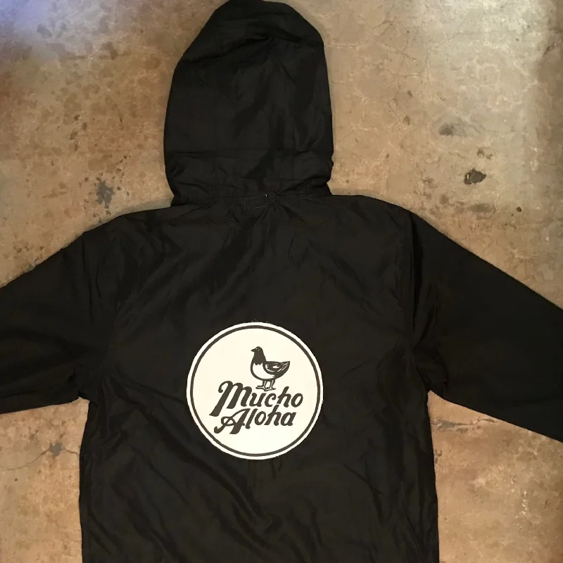 Band Hoodie-Mucho Aloha Nylon Hoodie Windbreaker