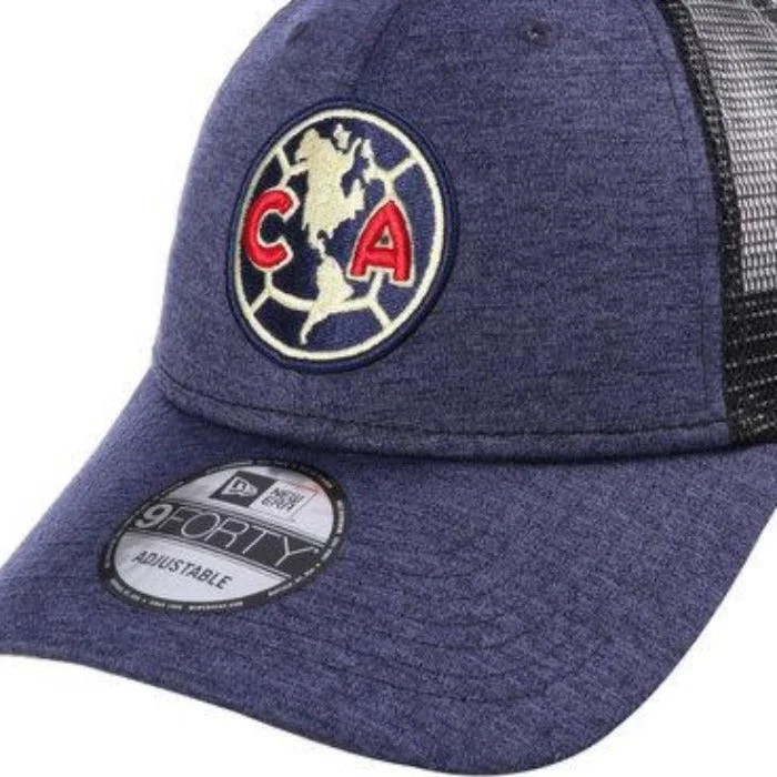 Beanie Hat-NEW ERA CLUB AMERICA 9FORTY SNAPBACK TRUCKER HAT-BLUE/BLACK