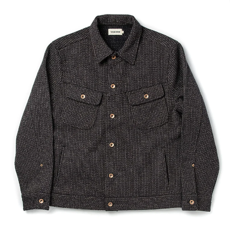 Cargo Jacket-The Long Haul Jacket in Wool Beach Cloth