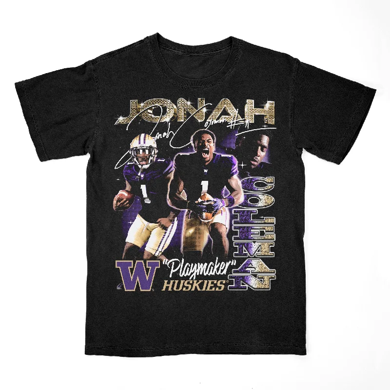 Holiday T-Shirt-EXCLUSIVE RELEASE - Jonah Coleman 90s Retro Tee - Black