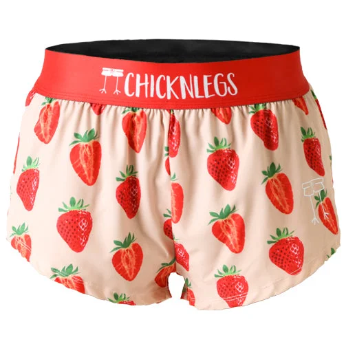 Camping Shorts-Women's Strawberry Szn 1.5" Split Shorts