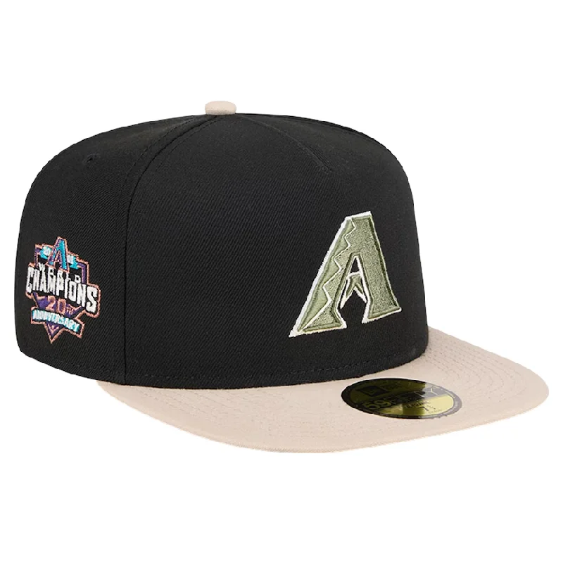 Anime Hat-New Era Arizona Diamondbacks 20th Anniversary Side Patch Canvas A-Frame 59FIFTY Fitted Hat