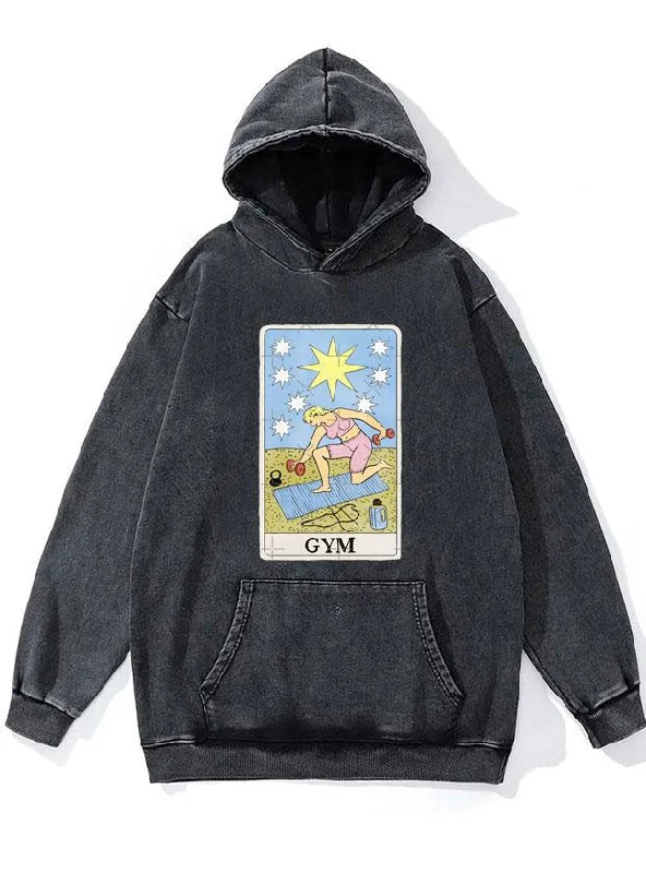 Patchwork Hoodie-Gym Girls Tarot WASHED GYM HOODIE