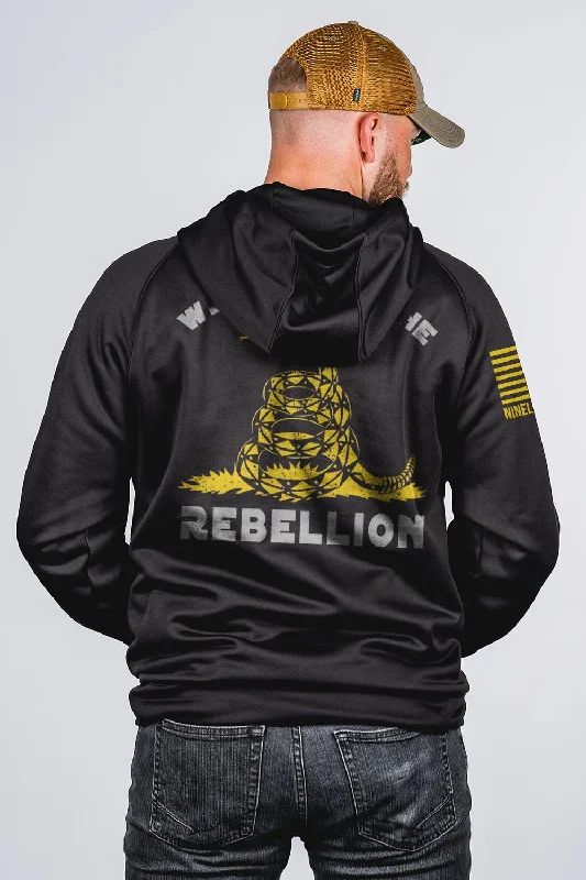 Long Sleeve Hoodie-DTOM Rebellion - Raglan Tailgater Hoodie