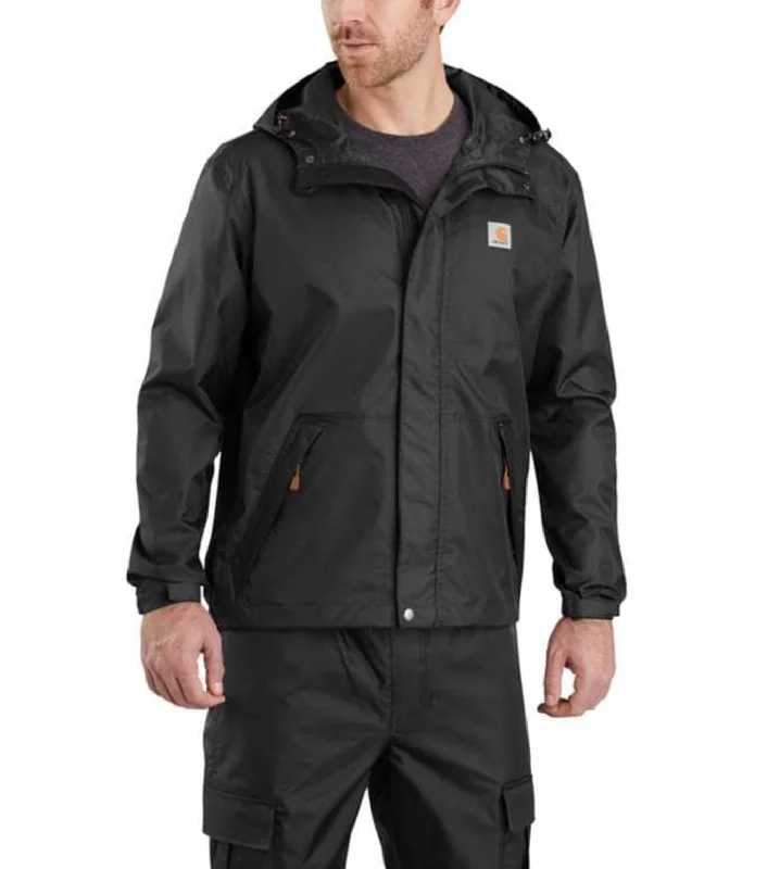 Varsity Jacket-Carhartt Men's Storm Defender® Midweight Waterproof Rain Jacket