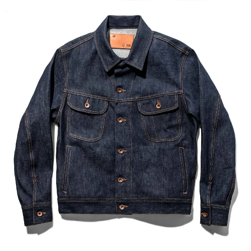 Custom Jacket-The Long Haul Jacket in 110 Year Denim