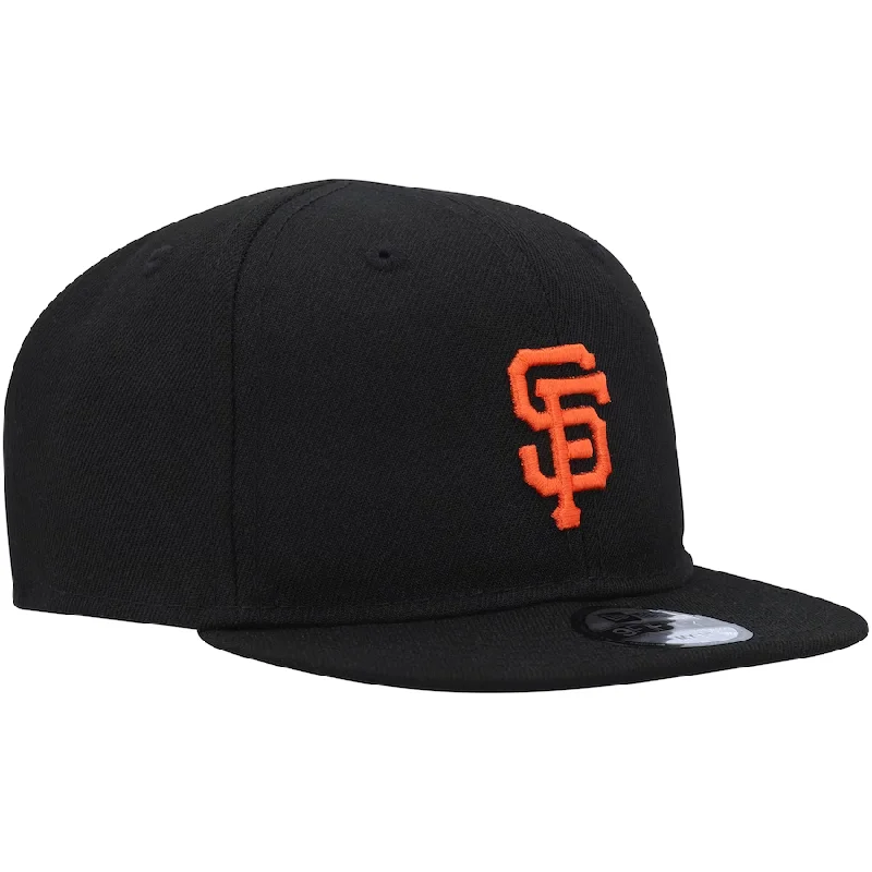 Workwear Hat-New Era Infant San Francisco Giants 9FIFTY Adjustable Hat-Black