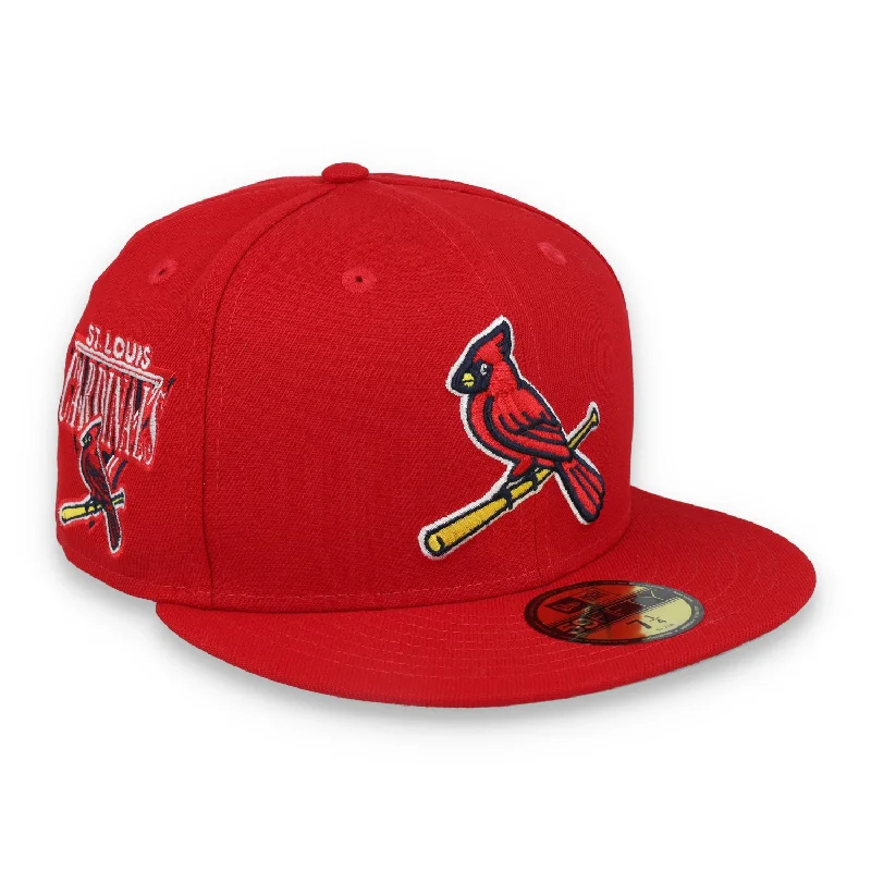 Straw Hat-New Era St Louis Cardinals Throwback 59FIFTY Fitted Hat