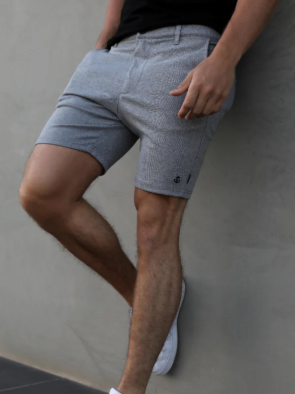 Minimalist Shorts-Sorrento Shorts - Marl Grey