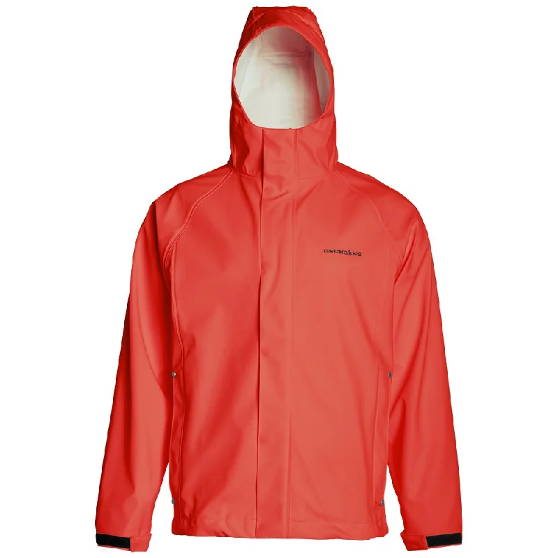 Outdoor Jacket-Grundéns Men's Neptune 319 Waterproof Hooded Commercial Fishing Jacket