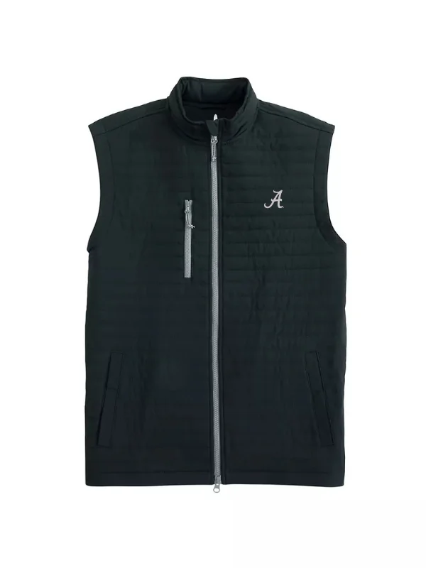 Neon Jacket-Johnnie-O Black Crosswind Vest (Script A)