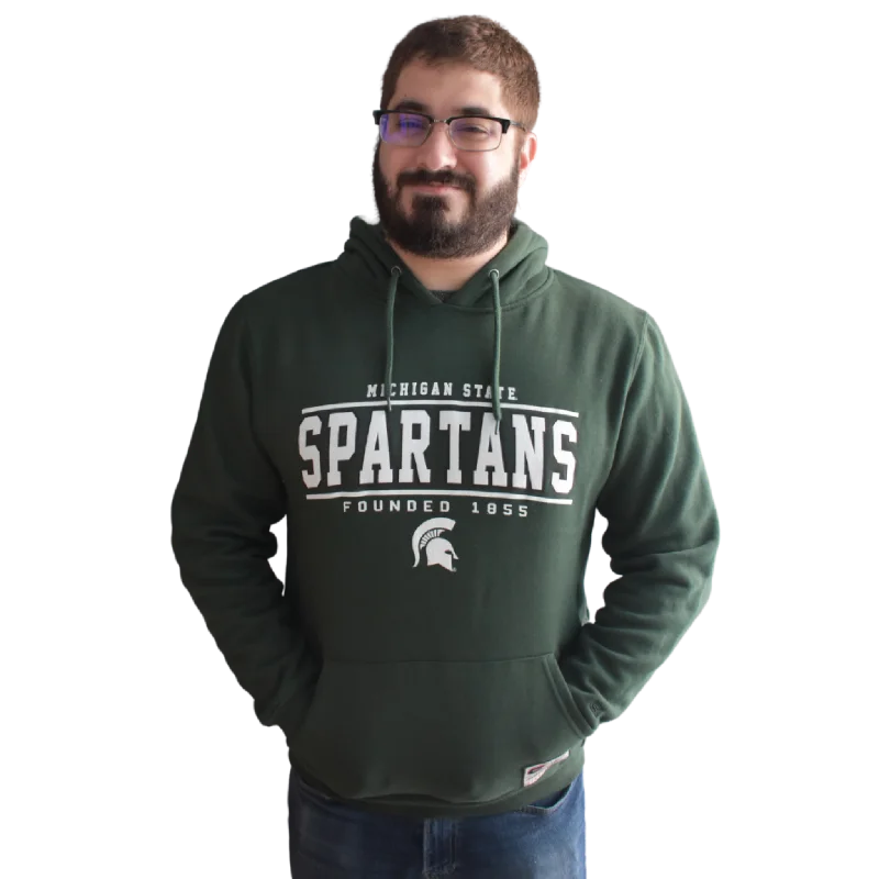 Fishing Hoodie-Michigan State Spartans Unisex Authentic Pullover Hoodie