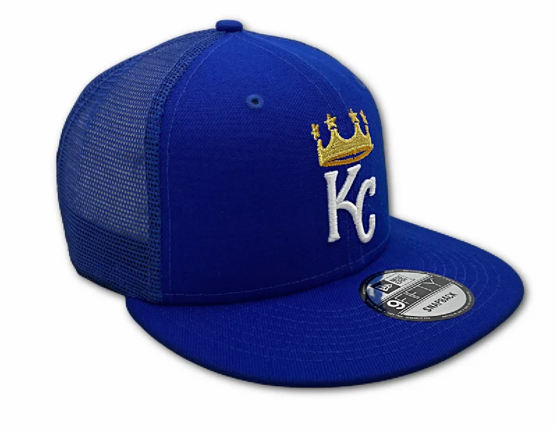 Beanie Hat-NEW ERA KANSAS CITY ROYALS CLASSIC TRUCKER C1 9FIFTY SNAPBACK HAT