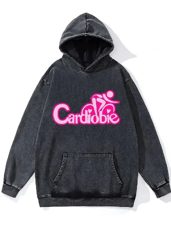 Heavyweight Hoodie-Cardiobie Washed Gym Hoodie