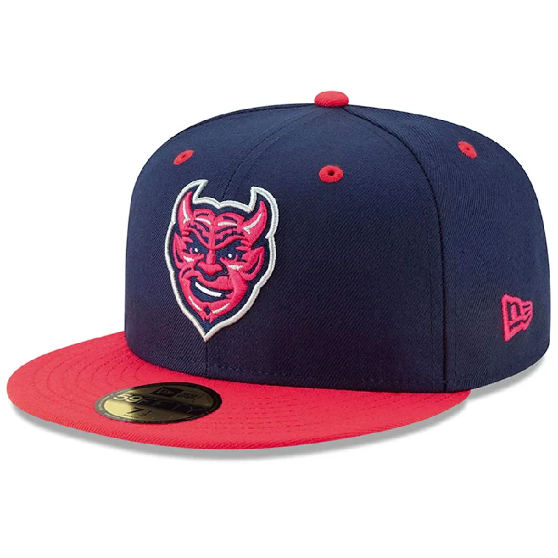 Basketball Hat-NEW ERA IOWA DEMONIOS DE MOINES COPA DE LA DIVERSION 59FIFTY FITTED HAT