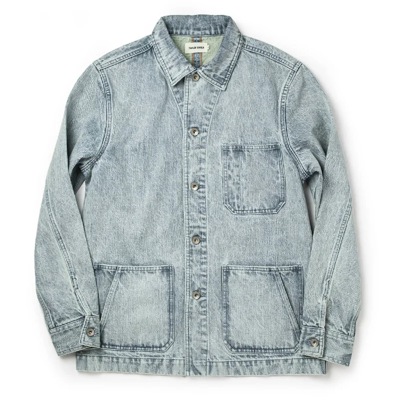 Cargo Jacket-The Ojai Jacket in Washed Denim