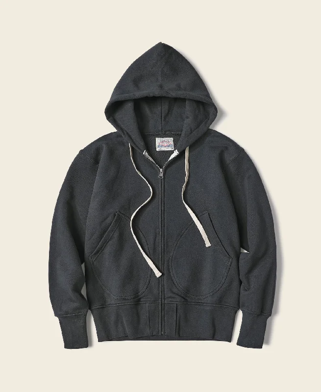 Special Edition Hoodie-17.5 oz Terry Cloth Full-Zip Hoodie - Black