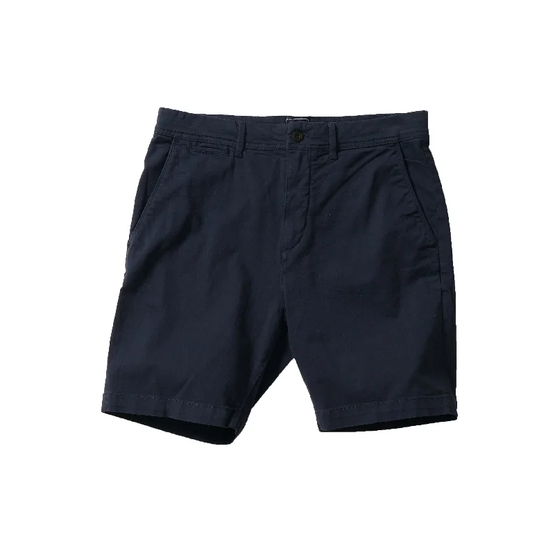 Baseball Shorts-Precision Stretch Chino Shorts 8" - Navy